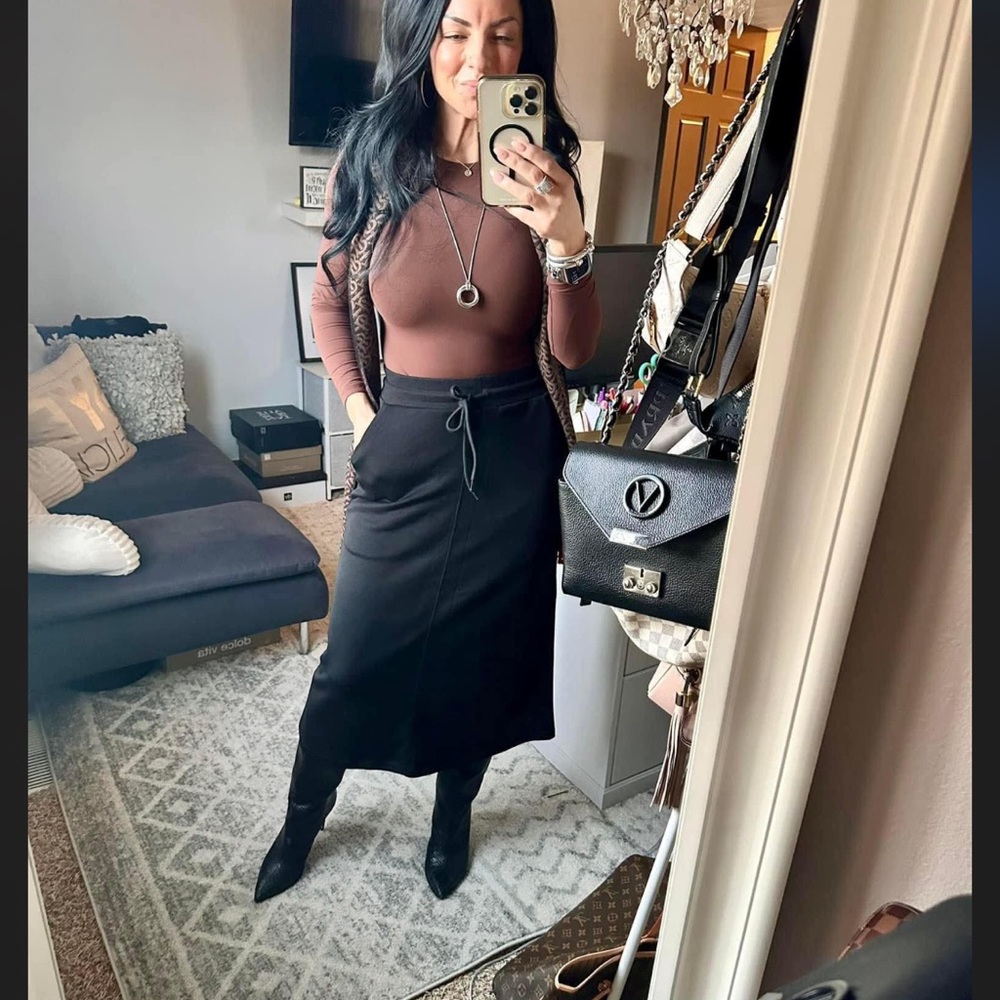 ZYIA Brown Long Sleeve Bodysuit